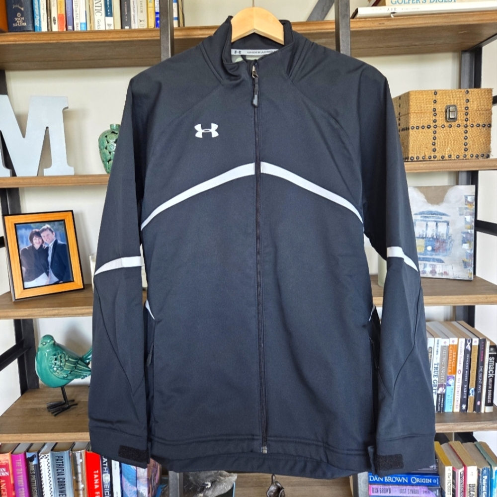 NWOT - Under Armour Men's Black Fleece Lined Jacket, Size Medium